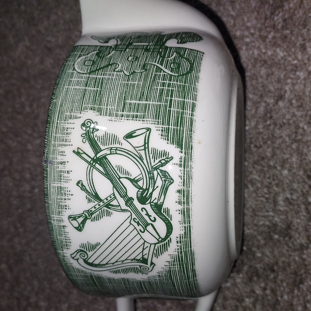 Vintage Green Musical Instrument Mug